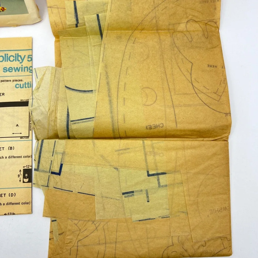 Simplicity 5233 Sewing Pattern‎ Sewphie Bird Organizer 1972 Vintage Pincushion